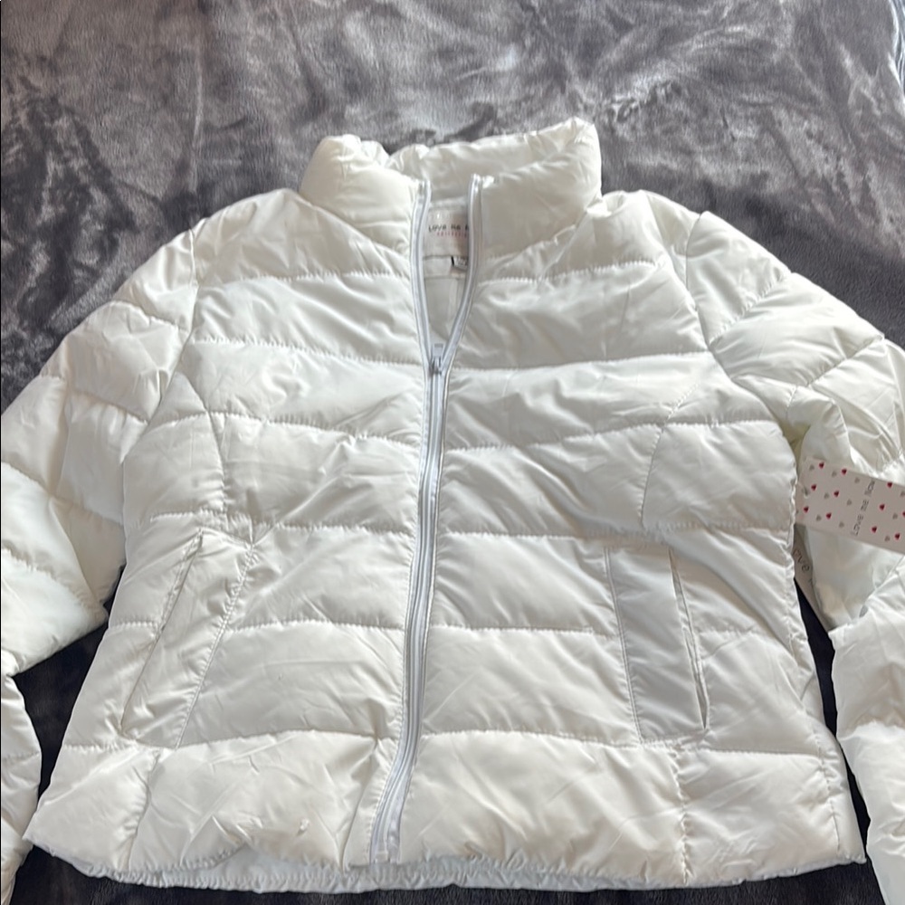White Puffer Jacket